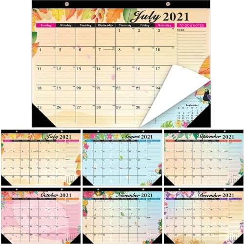 2021-2022 Desk Calendar 18 Months Large Monthly Desk Calendar July 2021 - December 2022 For Schedule Organizer Mouse Pad Use
