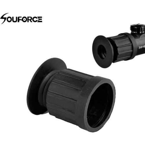60 mm&40 mm Scope Lens Cover Black Rubber 40 mm Ocular Eye Protector Extender For Hunting Rifle Scope