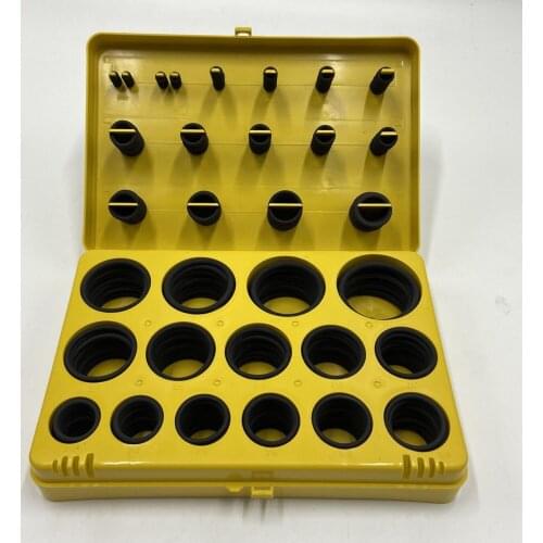 Metric 386Piece 30Size O-ring Kit Rubber Seal Oring FKM 75 SH Black ORING Assortment Thickness 2 2.5 3 4MM O-ring Box