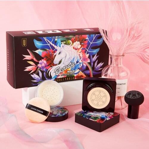 Makeup Combination Mushroom Head Cushion BB Cream Setting Loose Powder Set Face Makeup