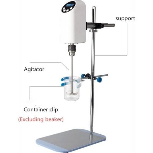 Overhead agitator laboratory powerful speed regulation timing reversal high power testing machine
