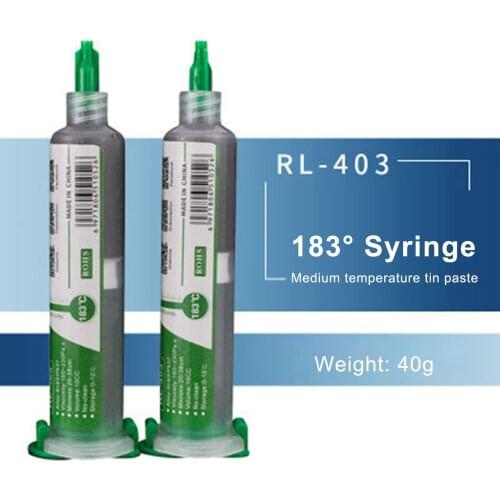 BGA Solder Paste Soldering Tin 40g Repair Solder Paste Is Suitable for PCB Repair At Medium Temperature Tin Paste 183