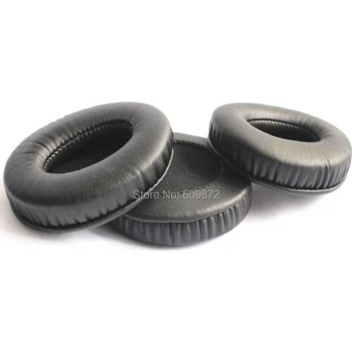 Protein Leather Ear Pads Ear Cushions Durable headphone cushion sponeg pads for SONY MDR-7506, V6, HD202 headset 100pcs/lot