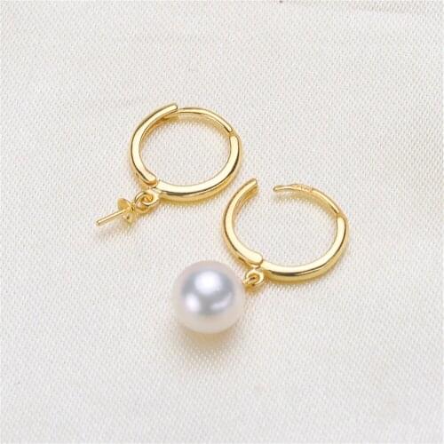 Silver Plated DIY Earring Findings Handmade Earrings Clasps Hooks Fittings For Jewelry Making Accessories