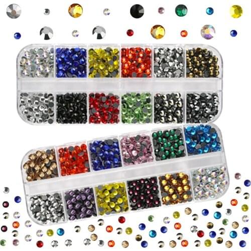 Strass SS10-SS16 Hot Fix Rhinestones Set /mixed Color DMC Clear Quality Crystal Rhinestones Flatback for Clothing Bag Decoration