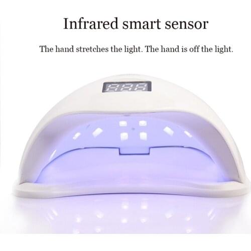 SUN5 48W Nail Dryer UV LED For Nail Lamp Curing Gel Polish Quick Drying With Auto Sensor Manicure Salon Lamp