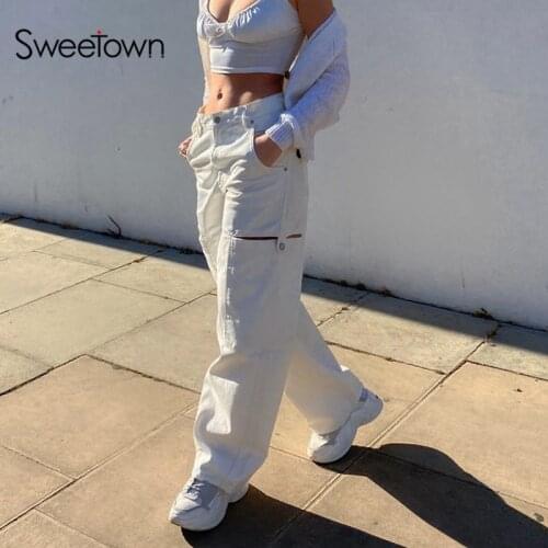 Женские летние брюки Sweetown China At AliExpress