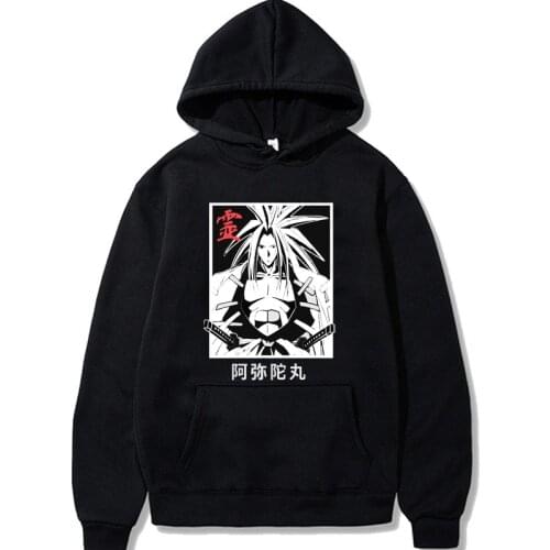 Sudaderas Sweatshirt Shaman King Print Harajuku Hoodie Women Men Winter Jacket Kawaii Sweatshirt Korean Style Pullovers Clothes