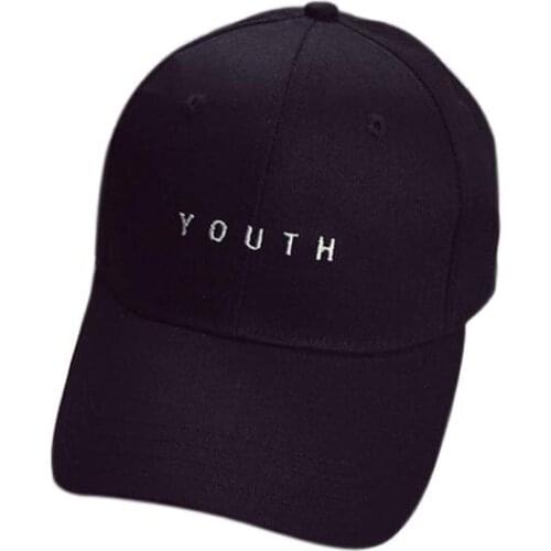 Embroidery Cotton Baseball Cap Boys Girls Snapback Hip Hop Flat Hat Mens Baseball Cap