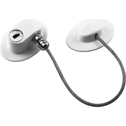 1 Set Door Window Locks With Keys Baby Protection Children Safety Lock, Multi-functional Closet Drawer Wardrobe Limit Lock