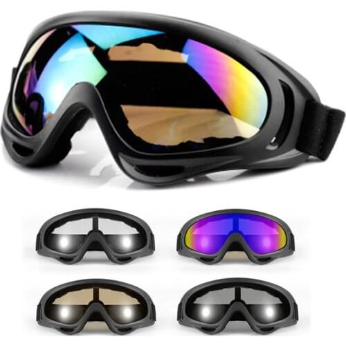 Winter Glasses Windproof Snow Sports Ski Goggles Anti-Fog UV400 Dustproof PC Outdoor Bicycle Moto Cycling Sunglasses Eyewear