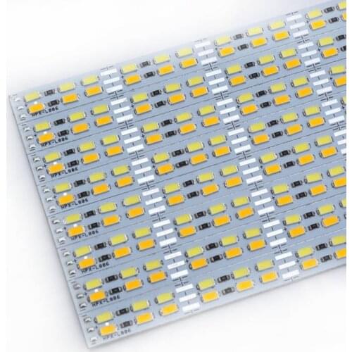 100m/lotCWWW Double Color 20W~25W/m 5630 5730 144 LED Bar LightDC12V LED Strip/hard Stripvia DHL