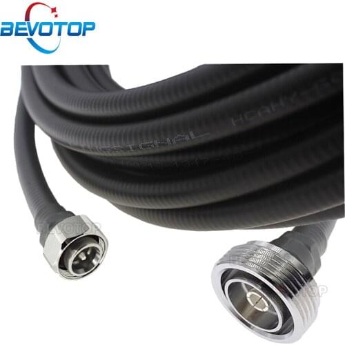 4.3-10 Mini DIN Male Plug to DIN 7/16 L29 Female Jack 1/2 50-9 Super Flexible Feeder Cable RF Coaxial Extension Pigtail Jumper