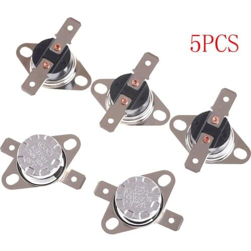 5pcs/lot On off NO KSD301 10A 250V DegC 95 Degrees C (N.O.) Normally Open Thermostat Temperature Thermal Control Switch