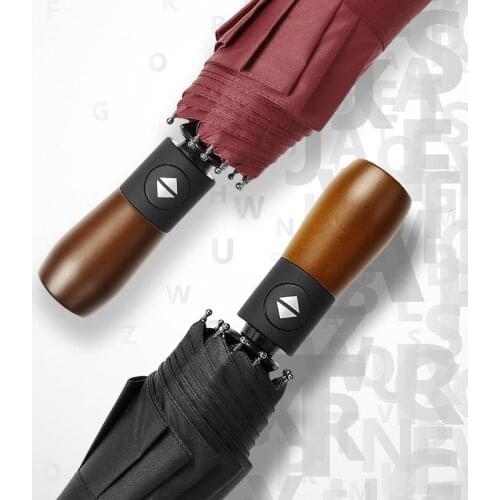 Umbrella 3 fold automatic umbrella foldable business umbrella for men and women umbrella automatic Adults Three-folding