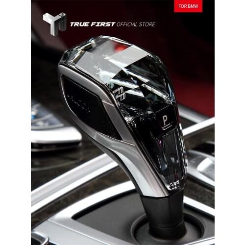 Car Accessories Crystal Gear Shift Knob and Multimedia Knob and Start-stop Button Set For BMW 7 Series F02 2011-2014