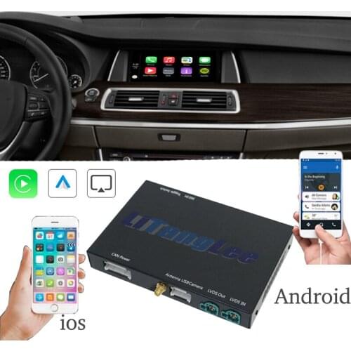 Car Camera Carplay Decoder Adapter For BMW 5 F07 F10 F11 F18 CIC NBT EVO Mirror Link Display Android Auto Play 360 BirdView