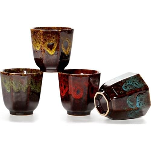 Kiln Change Tea Cup Traditional Ceramics High-grade Porcelain Tea Set Accessories TeaCup Drinking Tea Mug