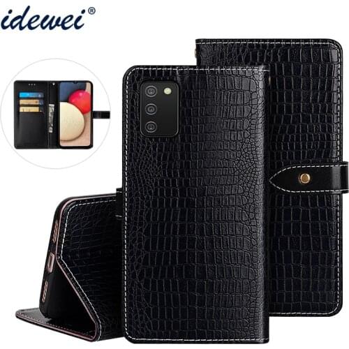 Flip Leather Case For Samsung Galaxy A02S Cover Luxury Wallet Case For SM-A025F SM-A025G Phone Case Coque