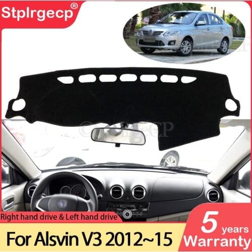 For Changan Alsvin V3 2012 2013 2014 2015 Anti-Slip Mat Dashboard Pad Sunshade Dashmat Protect Carpet Anti-UV Car Accessories