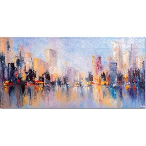 City Building Art Posters Wall Art Canvas Painting Prints Home Wall Pictures for Living Room Home Cuadros Decoration DROPSHIP
