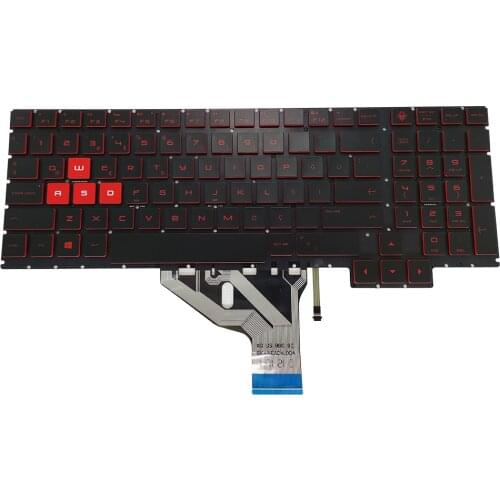 OVY TR NE backlit keyboard for HP OMEN 15 CE CE025TX Norway Turkey layout black Replacement keyboards original new arrival
