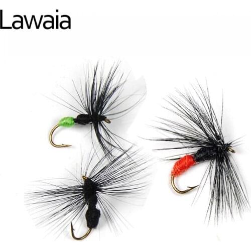 Lawaia Fishing Lures Bionic Ant Bionic Ant Fly Fish Baits 3 Color Random 10# Fly Fishing Bait Hooks Fly Tying Fishing Kit Gears