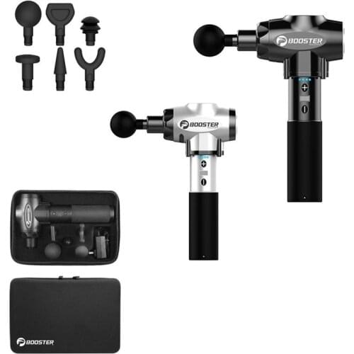 Booster Massage Gun Deep Tissue Massager Therapy Body Muscle Stimulation Pain Relief for EMS Pain Relaxation Fitness Shaping