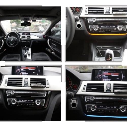 Flashing Car Double Color Light Decoration for 3/4 Series GT F30 F32 F34 Decorative Trims Atmosphere Light F19A