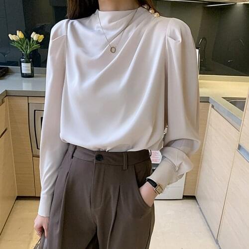 MingJieBiHuo Collar Blouses