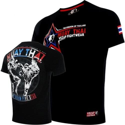 MMA Mens Running T Shirt camisetas Boxing jerseys muay thai rashguard jiu jitsu sauna suit king boxing boxeo bjj fitness