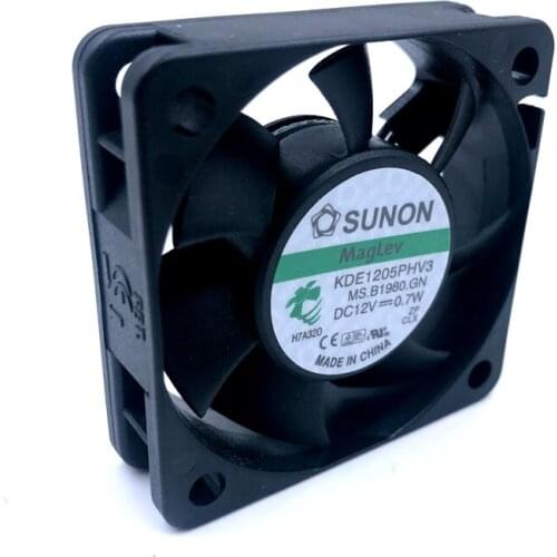 Brand new For Sunon KDE1205PHV3 50*50*15mm 5cm maglev fan 12V 0.7W low noise quiet silent 2wires axial cooling fan
