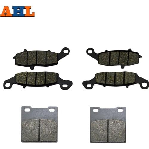 AHL Motorcycle Front and Rear Brake Pad For Suzuki GSX 600F 98-06 GSX 750F 98-06 GSF600 Bandit 600 00-04 SV650 99-02