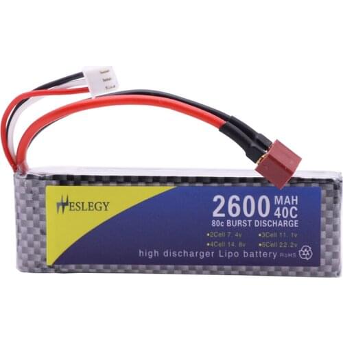 Rechargeable 7.4V 2600mah lipo battery for WLtoys 144001 1/14 2.4G 4WD High Speed RC Car Racing Vehicle models 7.4V toys battery