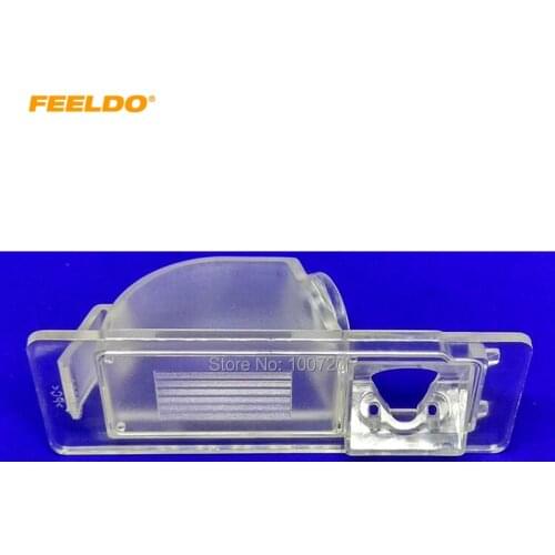 FEELDO Camera plastic frame For For Volkswagen Santana Skoda Rapid Sedan 2012- 2016