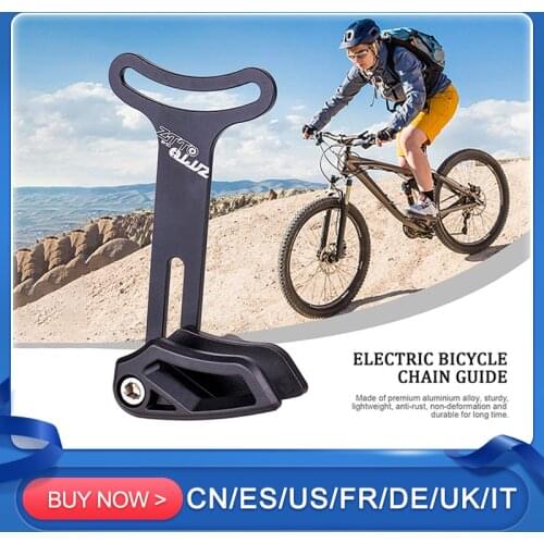 Bike Chain Guide Protector Mountain Bicycle Aluminum Alloy Chain Tensioner Turdy Anti-Rust Bicycle Accessories For Bafang Motor