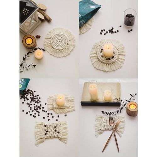 Casual Photography Props Fringe Fabric Tassel Lace Pad Photo Fotografia Background Decorations Shooting for Coffee Tea Cosmetic