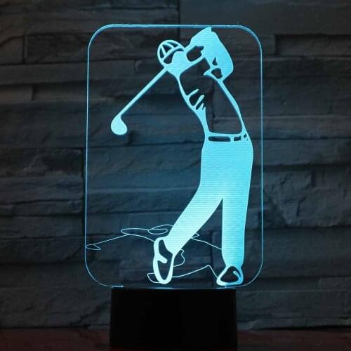 Amazing Optical Illusion 3D Glow LED Lamp Art Sculpture Night Lights Produces Unique Lighting Effects Touch Switch fixtures