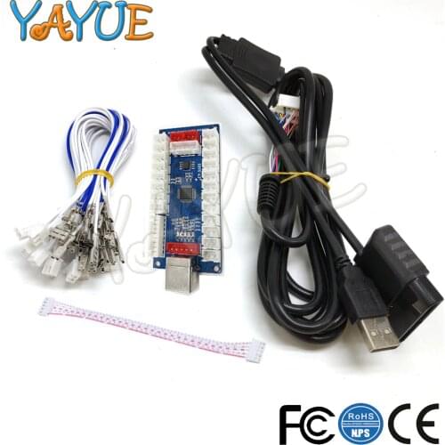 Zero Delay Arcade USB Encoder board For PS2/PS3/PC/ XBOX360 pcb USB Arcade Joystick To PC Arcade Sanwa for Arcade DIY Kit