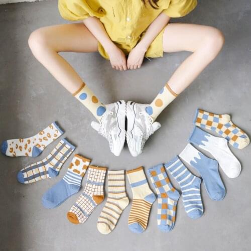 Women Fashion Socks Cotton Spring Autumn Cute Sweet Girl Ankle Socks Women Harajuku Kawaii Thin Section Breathable Sock