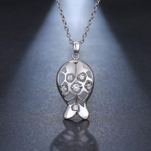 Emmaya Brand Simple New Hot AAA Zircon Adjustable Pendant Necklace for Women Fashion Wholesale Crystal Jewelry Wedding Gift