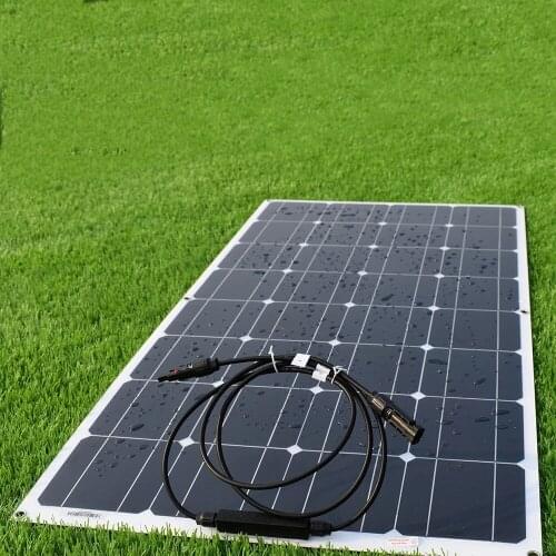 100W 18V Flexible Solar Panel 200W 300W 400W Portable Solar Panels 12V/24V Battery Charge For Car/Boat/Home photovoltaic panels