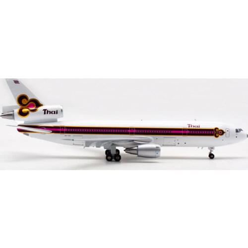 27CM 1:200 Scale Douglas DC-10-30 HS-TGD Thailand Thai Airlines Diecast Plane Model Alloy Aircraft Plane for Collection Gift