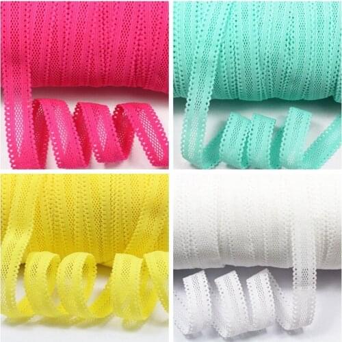 5/8" 16mm Hollow/Stamped Elastic Ribbon Sewing Elastic Band Clothing Webbing DIY Gift Packing Ribbon