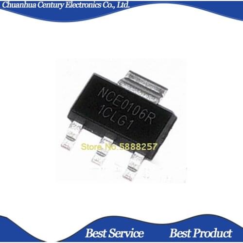 50 Pcs/Lot NCE0106R SOT-223 100V 6A New and Original In Stock