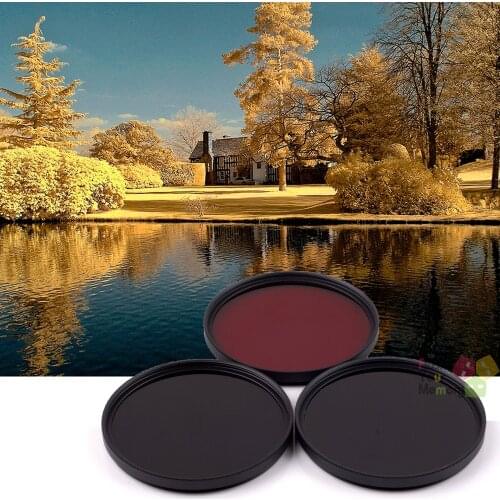 58mm 650nm+760nm+1000nm Infrared IR Optical Grade Filter for Canon Nikon Fuji Pentax Sony Camera Lenses