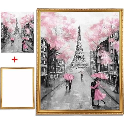 Framed Diamond Painting Full Round Drill Flower Wall Decor Rhinestone Embroidery Mosaic Butterfly 5D Handmade