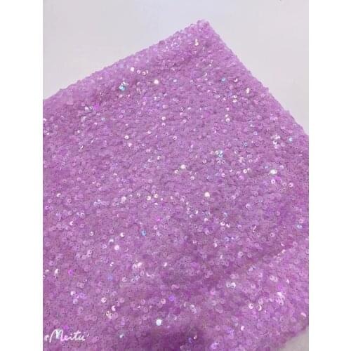 Sequins Tulle Lace African Lace Fabric ZH-6886811 Beautiful High Quality French Mesh Net Lace Fabrics 5 Yards For Wedding Dress