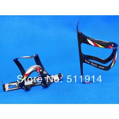 FLX-CG-004 brand new full carbon mtb road bike TT water bottle cage (2 pcs cages) - logo