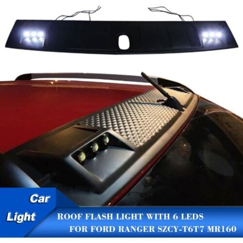 6 Leds Car Roof Lights Wildtrack Style For Ford Ranger without remote control Auto Accessories SZCY-T6T7 MR160 Flash Light